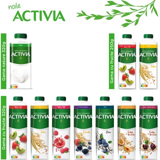 Activia | Iaurt de baut cu Bifidus ActiRegularis, 0.9% grasime 320g