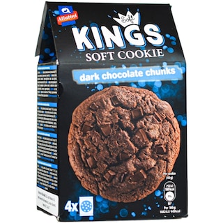 Soft Kings | Biscuiti moi cu ciocolata neagra 160g