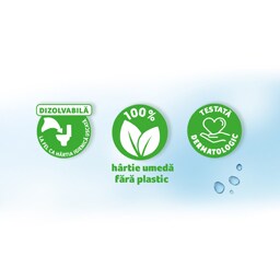 Zewa | Hartie igienica umeda pentru copii, 42 bucati