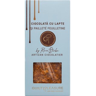 Guilty Pleasure | Ciocolata cu lapte si Paillete Feuilletine 100g