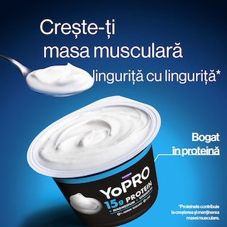 YoPRO | Iaurt natur cu 0.5% grasime 160g