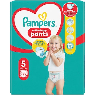 Pampers | Pants | Scutece chilotel bebelusi Marimea 5, 12-17 kg, 22 buc