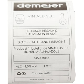 Demeter | Vin alb sec  0.75L