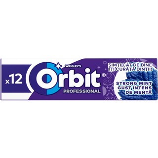 Orbit | Guma de mestecat Professional Strong Mint 16.8g