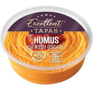 Excellent | Hummus cu rosii uscate 175g