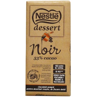 Nestle Dessert | Ciocolata de menaj neagra 205g