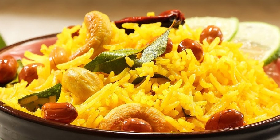 Orez basmati cu lămâie și caju prăjit